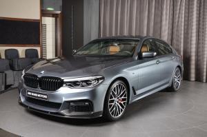 BMW 530i Limited Black Edition in Bluestone Metallic by Abu Dhabi Motors